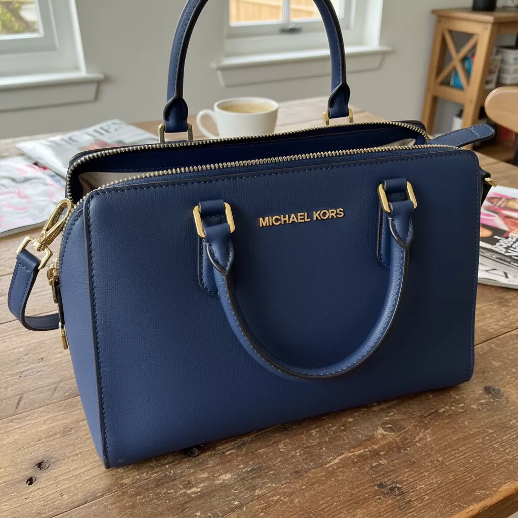 gemini_image_1770817597-1 Mẫu túi Michael Kors vẫn giữ được form dáng cứng cáp và bề mặt sạch đẹp sau một thời gian dài sử dụng