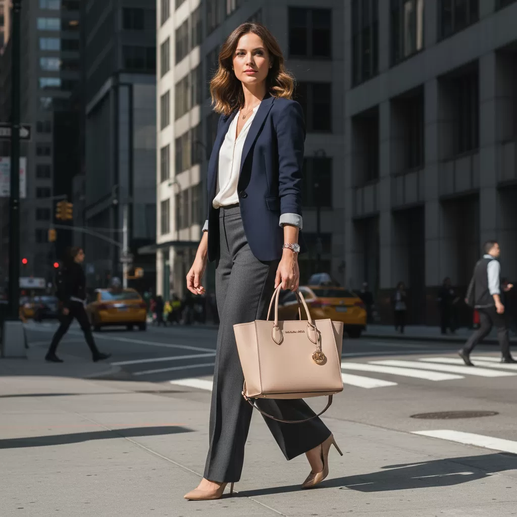 gemini_image_1770821863 Túi Michael Kors là phụ kiện hoàn hảo cho mẹ bỉm sữa quay lại môi trường công sở