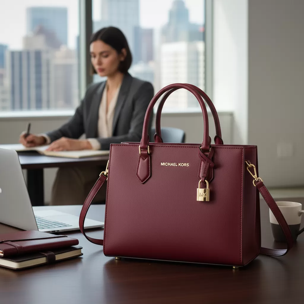 Túi Michael Kors với thiết kế cứng cáp mang lại vẻ ngoài chuyên nghiệp nơi công sở