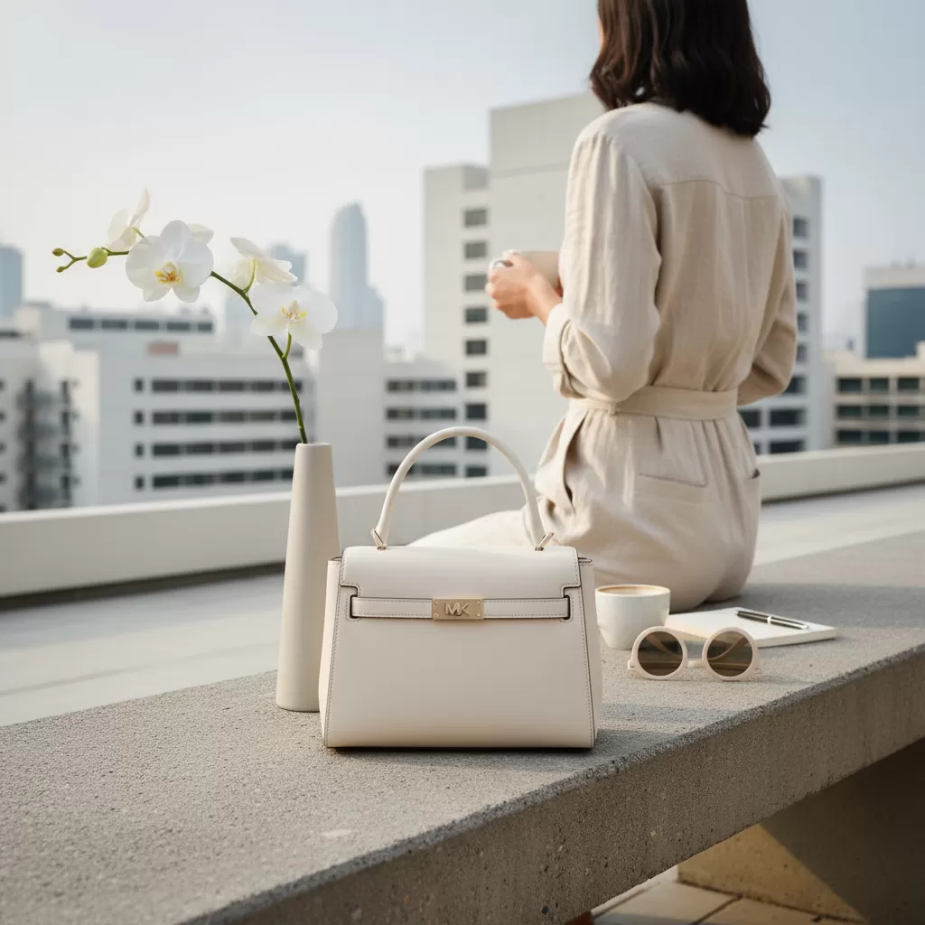 gemini_image_1770822774 Túi xách Michael Kors là sự lựa chọn hoàn hảo cho những ai theo đuổi phong cách tối giản