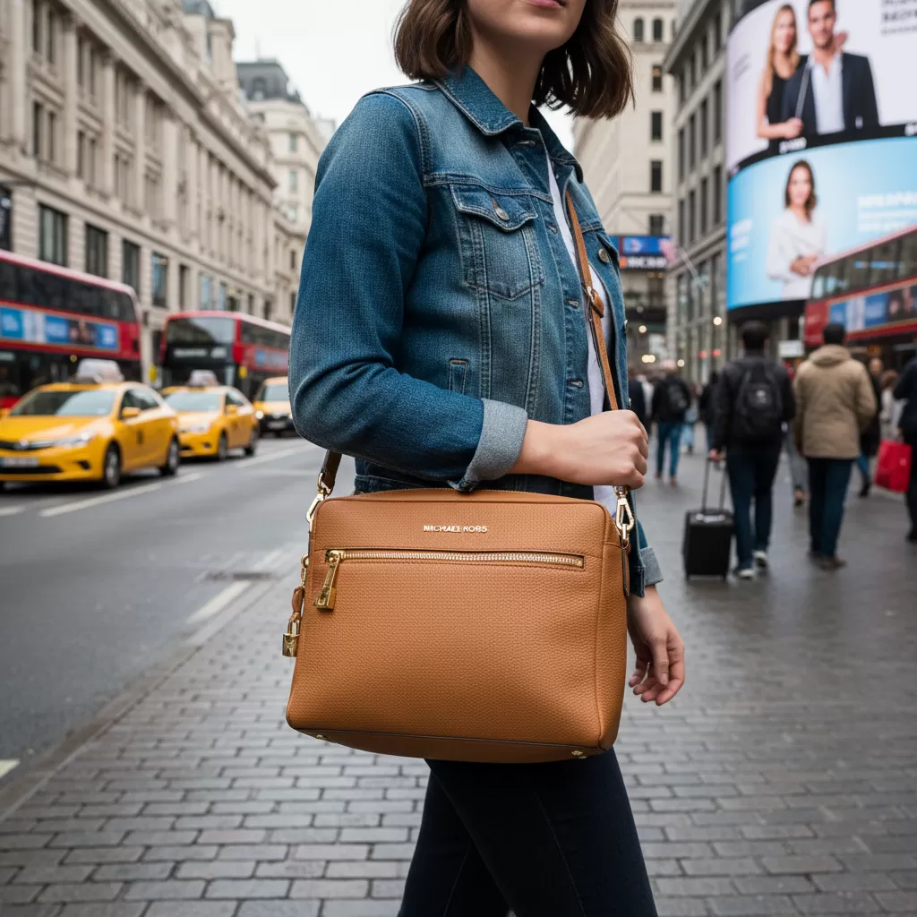 Túi Michael Kors đeo chéo là lựa chọn hàng đầu cho những chuyến du lịch an toàn và phong cách