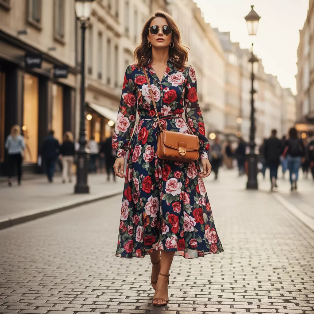 Túi Michael Kors đeo chéo là phụ kiện hoàn hảo khi kết hợp cùng các loại đầm váy