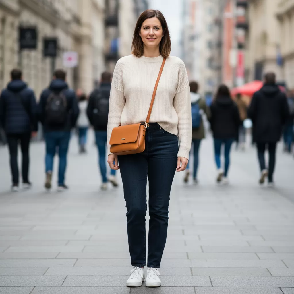 gemini_image_1770826408-1 Việc xác định đúng vị trí đặt túi giúp cơ thể trông cân đối và thanh thoát hơn