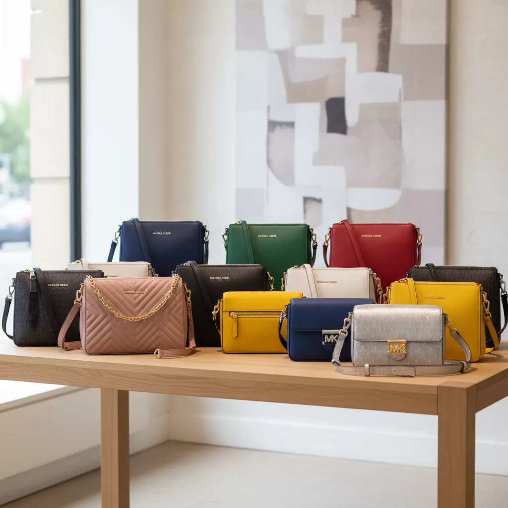 gemini_image_1770826786-1 Sự đa dạng về kiểu dáng và màu sắc giúp túi Michael Kors dễ dàng phối hợp với nhiều trang phục