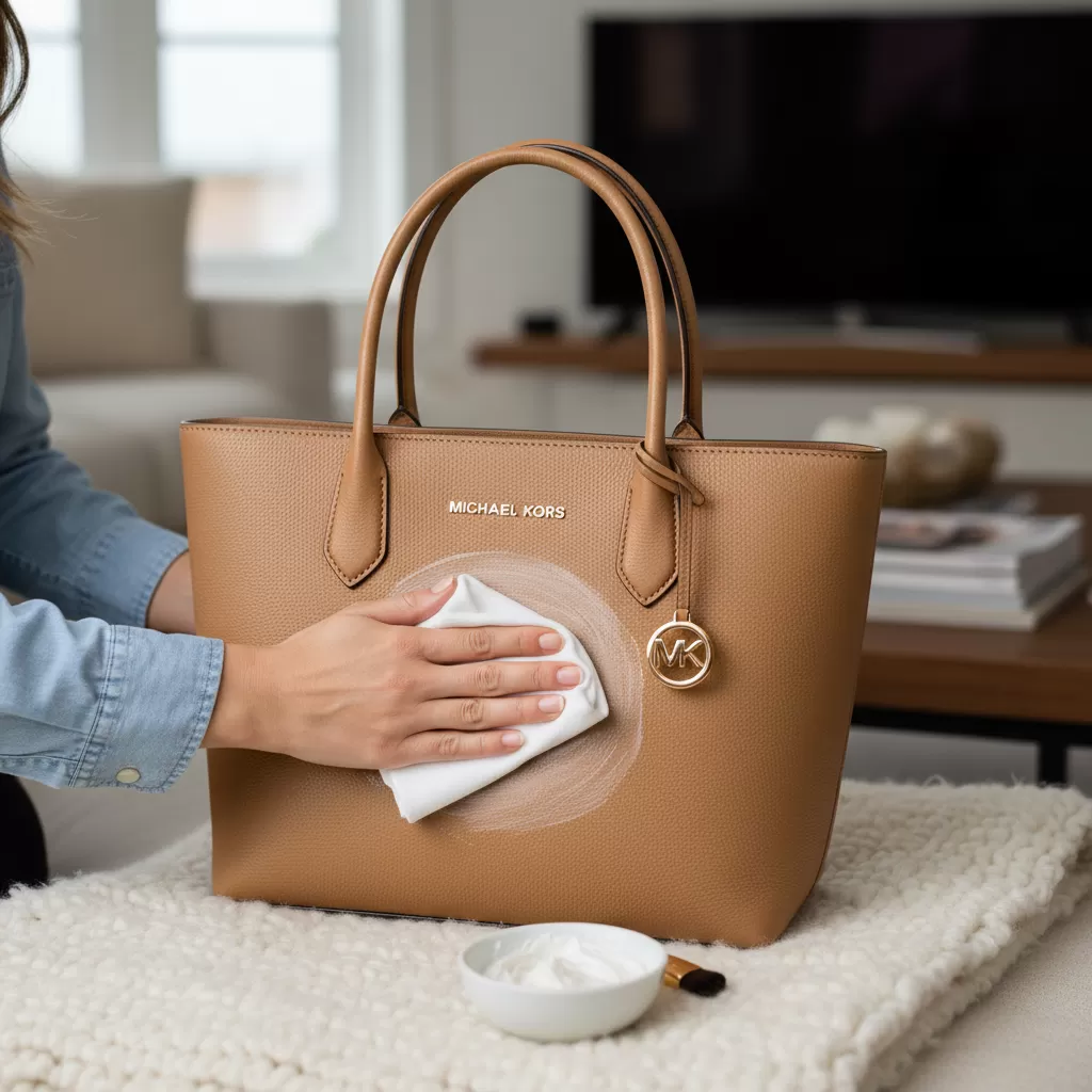 gemini_image_1770829902 Bảo quản đúng cách giúp túi Michael Kors giữ được độ bóng và bền màu