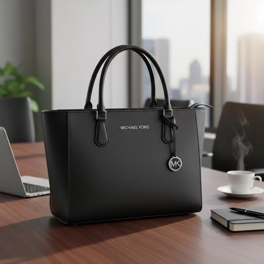 gemini_image_1770831708 Mẫu túi Michael Kors da trơn với thiết kế tối giản thanh lịch