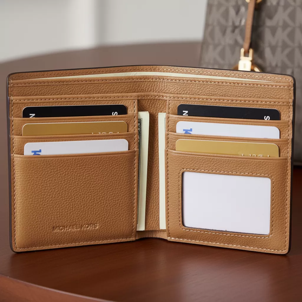 gemini_image_1770839593-1 Hệ thống ngăn chứa được thiết kế khoa học giúp quản lý thẻ và tiền mặt dễ dàng