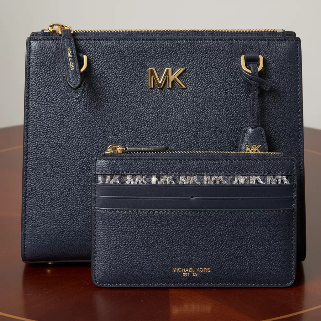 Chất liệu da Saffiano bền bỉ là đặc trưng làm nên tên tuổi của Michael Kors