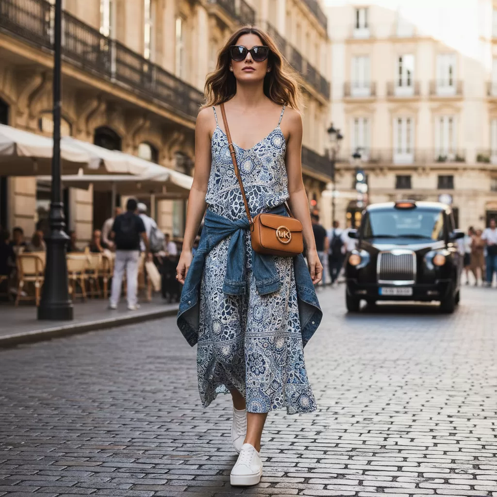 Túi đeo chéo Michael Kors mang lại vẻ ngoài năng động và tinh tế