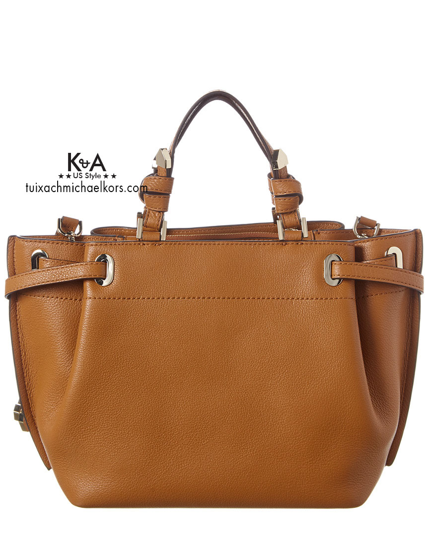 Túi xách Michael Kors nữ hàng hiệu Greta Leather Satchel