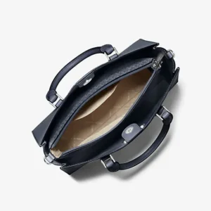 Túi Michael Kors 35R4SCFS2L Charlotte Bag Md 3in1 Satchel Leather Navy
