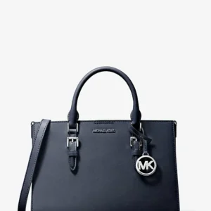 Túi Michael Kors 35R4SCFS2L Charlotte Bag Md 3in1 Satchel Leather Navy