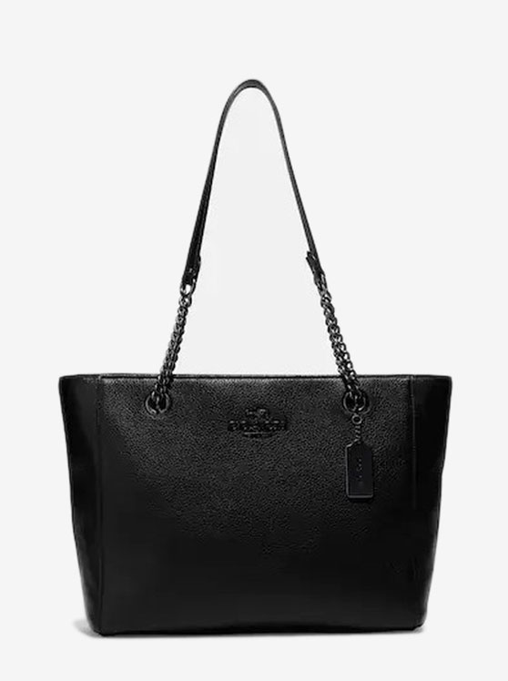 Túi Coach C8147 Cammie Chain Tote Black