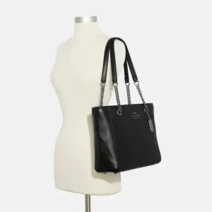 Túi Coach C8147 Cammie Chain Tote Black