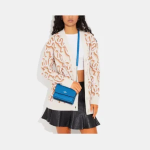 Túi Coach C9949 Xgrn Mn Klareby SV/Racer Bule  Mini