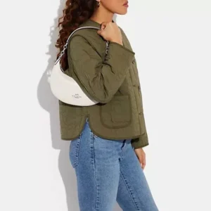 Túi Coach Đeo Vai Màu Trắng Teri Hobo Bag