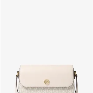 Túi Đeo Chéo Michael Kors 35F4GTVC1B Jet Set travel Lt Crm Multi Sm Flap Xbody Vanilla Logo Small