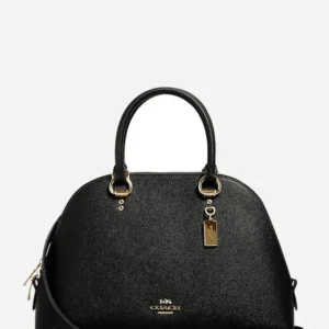Túi Hến Coach Katy Satchel In Signature Medium Canvas Black