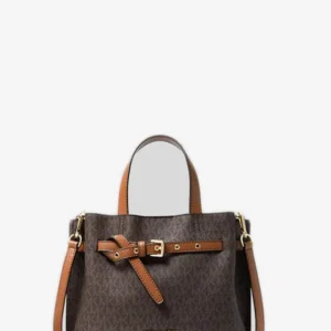 Túi Michael Kors 35H0GU5S1B EMILIA SATCHEL BROWN