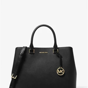 Túi Michael Kors công sở lớn Savanah Black Bag