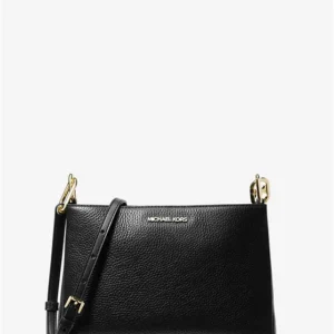 Túi Xách Michael Kors Màu Đen Đeo Chéo Size Trung 35H1G9TC8L Trisha MD Crossbody Black