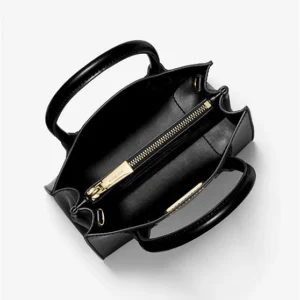 Túi Xách Michael Kors Màu Đen Đeo Chéo Size Trung 35S1GM9M2L Mercer Medium Messenger Leather Black