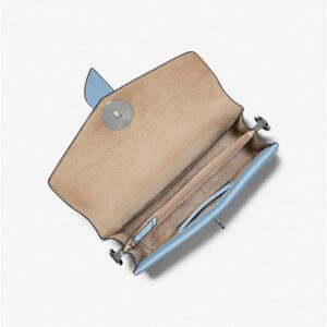 Túi Xách Michael Kors Màu Xanh Đeo Chéo Size Trung 30T2SGRL1L Greenwich Chambray