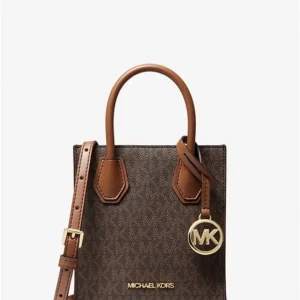 Túi Michael Kors nữ 35T1GM9C0I Mercer Shopper Xboxy Brown MINI