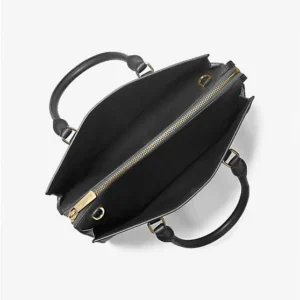 Túi Michael Kors Sheila 35S3G6HS2L Md Cz Satchel Non-Lthr Vegen Material Black