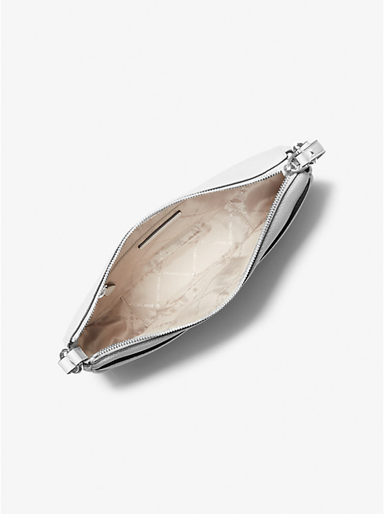 Túi Michael Kors Đeo Chéo Màu Trắng Dover Medium Leather Crossbody Bag