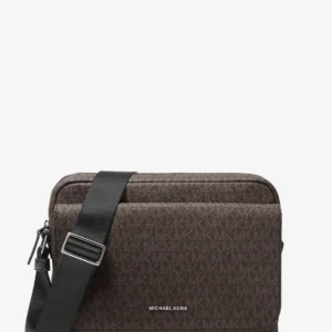 Túi Nam Michael Kors Màu Nâu Đeo Chéo 37U0SCOM0B Cooper Flap Camera Bag Brown