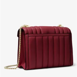 Túi xách Michael Kors màu đỏ mận mã 30F8TXIL3T- WHITNEY LG SHLDR LEATHER- DK BERRY