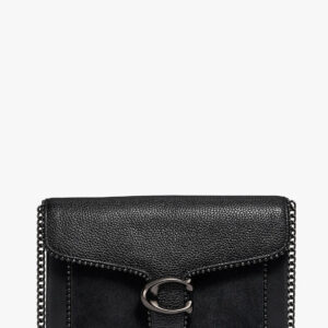 Ví nữ Coach dự tiệc 6908 Tabby Chain Clutch Black