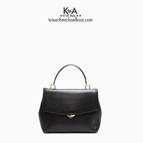 Túi xách Michael Kors đeo chéo Ava Medium Black Satchel