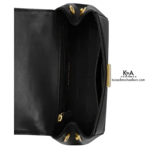Túi xách Michael Kors đeo chéo Ava Medium Black Satchel, túi xách michael kors hàng hiệu đeo chéo giành cho nữ, túi xách MK chính hãng authentic size trung, giỏ xách MK màu đen giành cho nữ, giỏ xách michael kors hàng hiệu dự tiệc