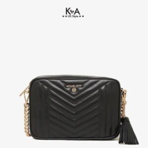 Túi xách Michael Kors đeo chéo chính hãng Jet Set Charm Camera Leather Bag, túi xách michael kors đeo chéo chính hãng, túi xách MK đeo chéo nữ, túi xách michael kors hàng hiệu nữ size vừa, giỏ xách MK đeo chéo, giỏ xách MK nữ size trung