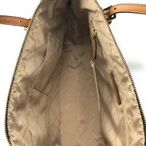 Túi xách Michael Kors đeo vai size lớn Ciara Large Brown Signature Tote, giỏ xách MK chính hãng giành cho nữ, túi xách michael kors hàng hiệu màu nâu size lớn, túi xách MK hàng hiệu dạo phố, túi xách MK văn phòng