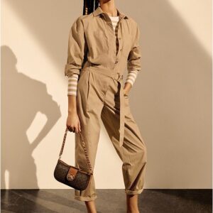 Túi xách Michael Kors kẹp nách Carmen Xs Pouchette Brown Bag, túi xách MK chính hãng kẹp nách màu nâu dự tiệc, túi xách MK hàng hiệu cao cấp kẹp nách, giỏ xách Michael Kors kẹp nách màu nâu dạo phố, giỏ xách MK authentic màu nâu