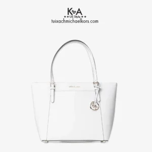 Túi xách Michael Kors loại lớn màu trắng Ciara Large Tote Optic Satchel Bag