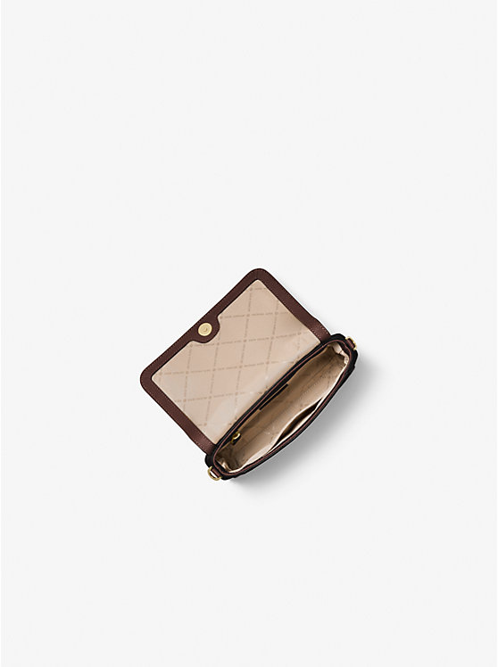 Túi Michael Kors Màu Nâu Đeo Chéo 35H8GTTC6B Jet Set Convertible Pouchette 