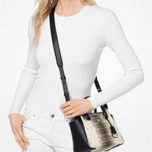 Túi xách Michael Kors mini Nolita Snake Embossed Leather