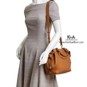 Túi xách Michael Kors nữ hàng hiệu Greta Leather Satchel