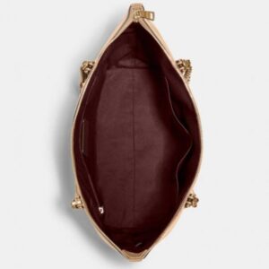 Túi xách Coach nữ  hàng hiệu PBL LTH AVA CHAIN TOTE IMTAU IMTAUPE