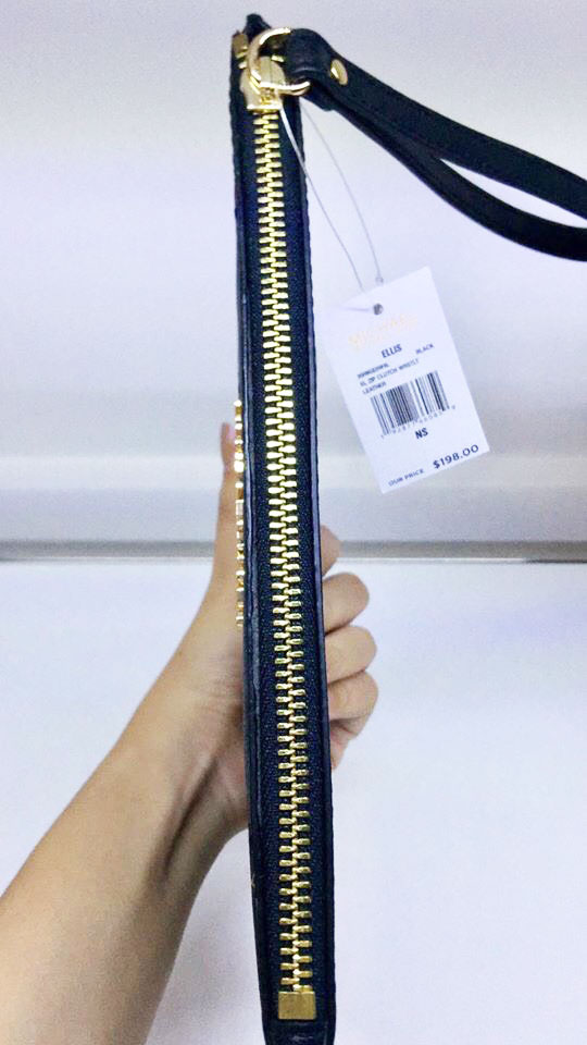 Ví cầm tay Michael Kors size lớn Ellis Zip Clutch