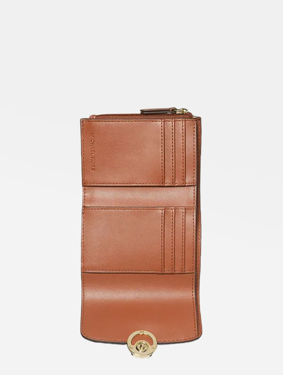 Ví Michael Kors Leida 35S4G9GF2B Md Bifld Wallet Brown