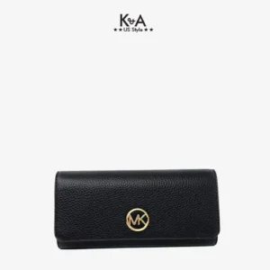 Ví Michael Kors chính hãng màu đen Fulton Fap Black Large Wallet