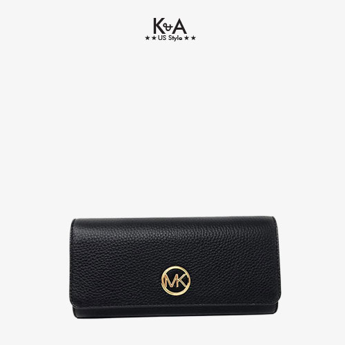Ví Michael Kors chính hãng màu đen Fulton Fap Black Large Wallet