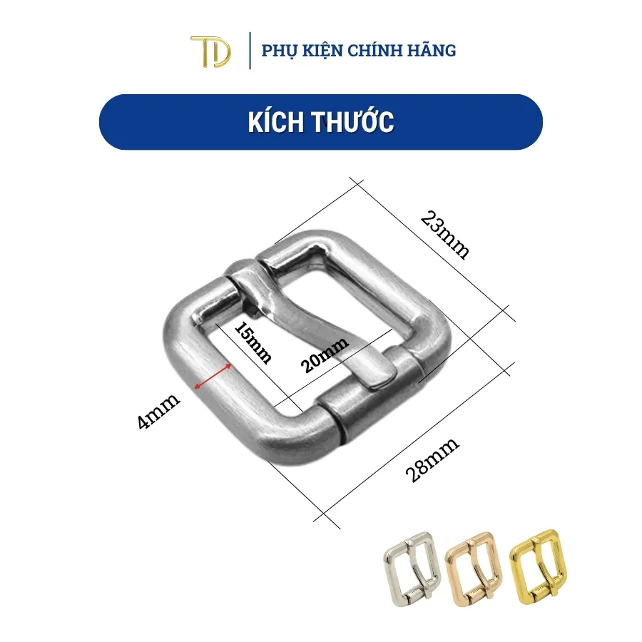 Các chi tiết phụ kiện kim loại được mạ vàng tinh xảo là điểm nhấn đắt giá của túi MK Laila