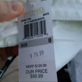 kors-price-tag1 Hóa đơn và thẻ giá là những chứng từ quan trọng xác minh nguồn gốc xách tay