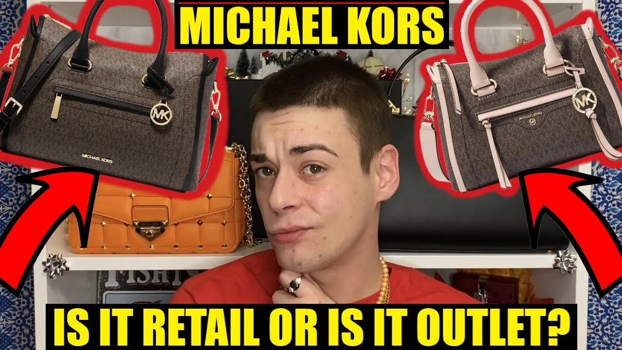 Sự khác biệt về logo và phụ kiện giữa dòng Michael Kors Retail và Outlet
